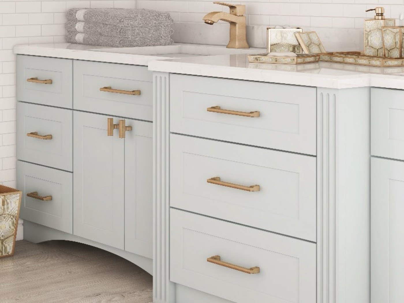 Atlas Homewares Reeves Collection, bath vanity, available at Shoreline Cabinet Company in Wilmington, NC