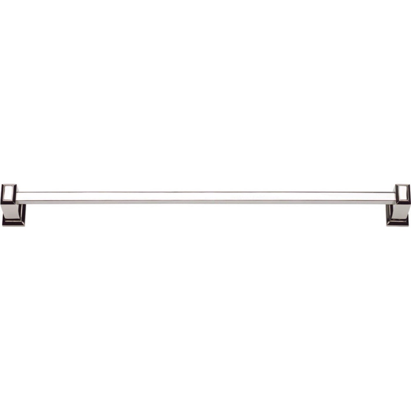 Atlas Homewares Sutton Place 18in towel bar, Polished Nickel, available at Shoreline Cabinet Company in Wilmington, NC