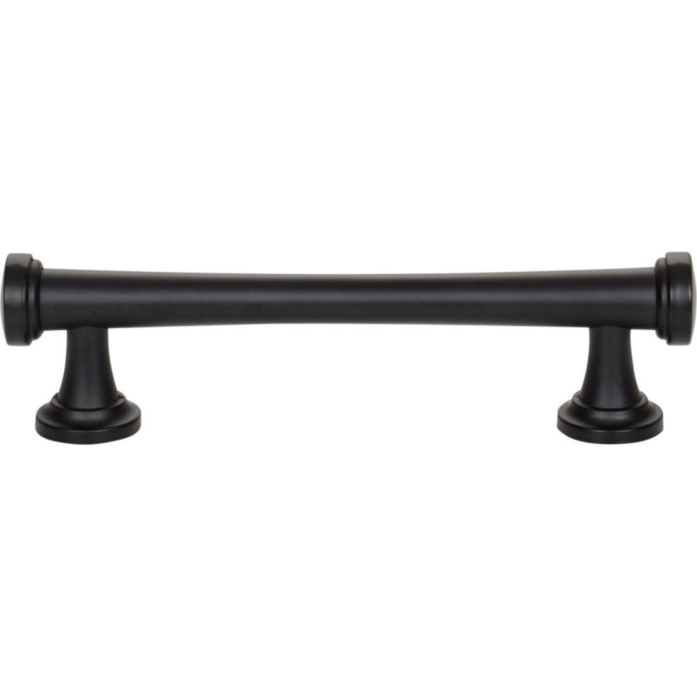 Atlas Homewares Matte Black pull, available at Shoreline Cabinet Company in Wilmington, NC
