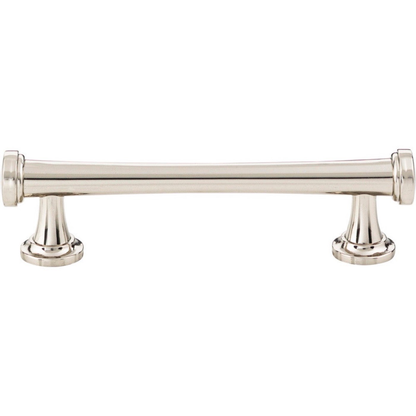 Atlas Homewares Polished Nickel pull, available at Shoreline Cabinet Company in Wilmington, NC