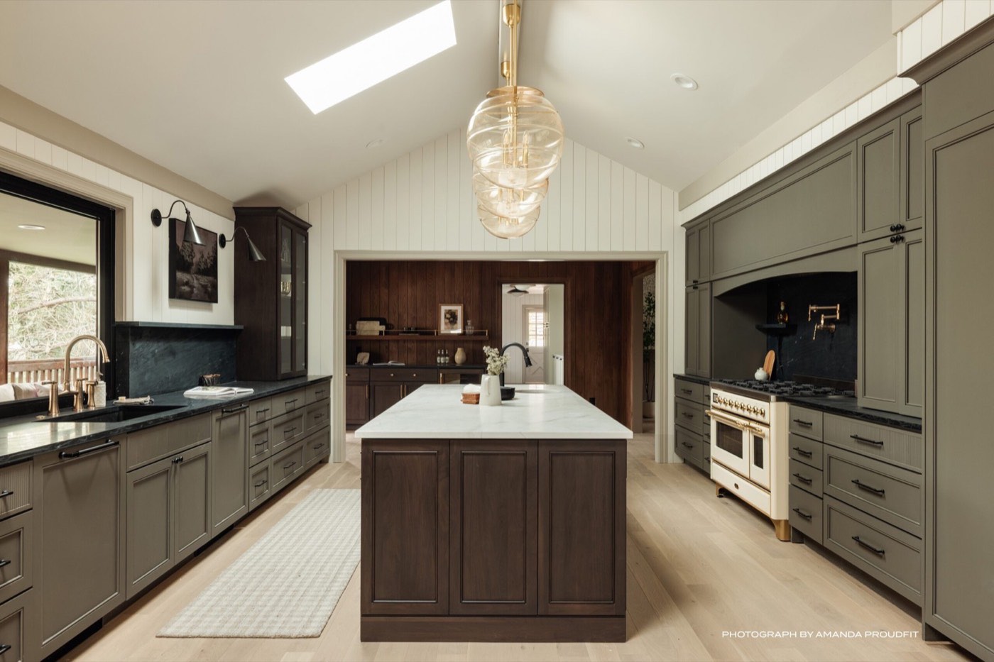 Covered Bridge Cabinetry Jefferson door kitchen, available at Shoreline Cabinet Company in Wilmington, NC