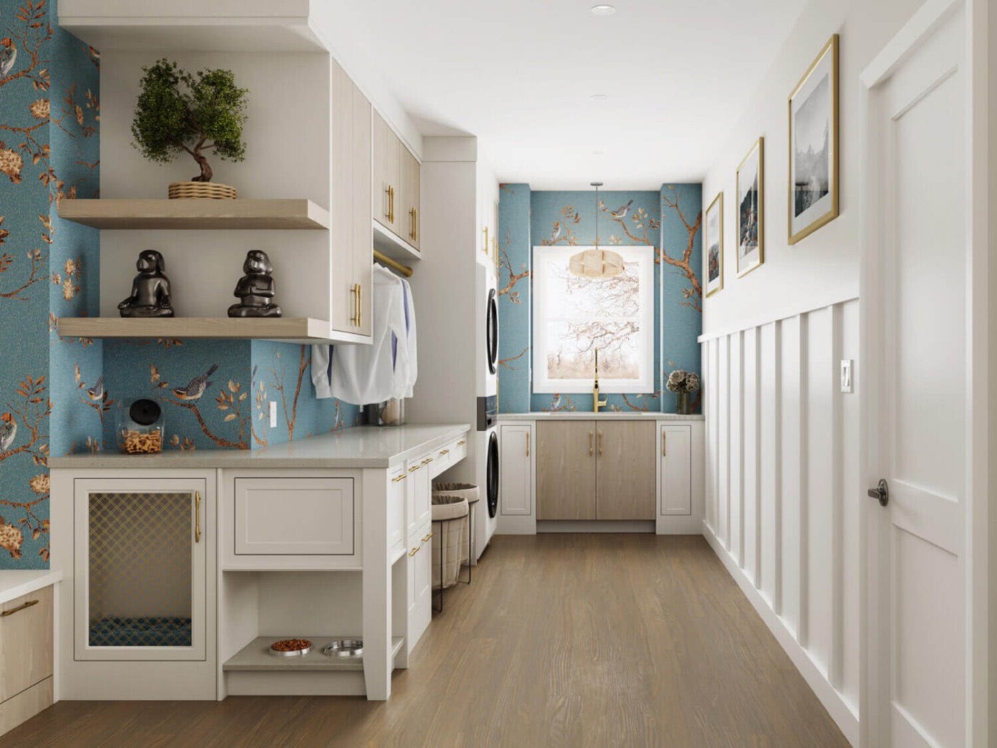 Dura Supreme Cabinetry Laundry room cabinetry, available at Shoreline Cabinet Company in Wilmington, NC