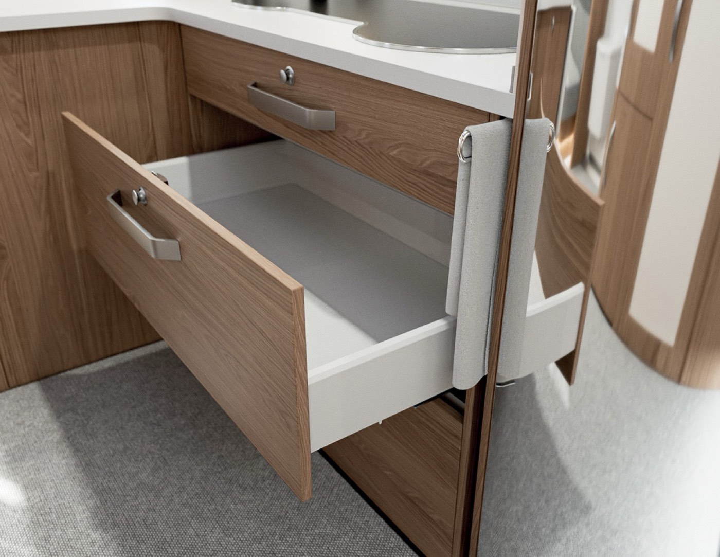 Hafele Drawer systems - Häfele Matrix Box S, available at Shoreline Cabinet Company in Wilmington, NC