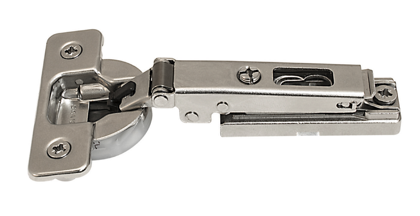 Hafele Hinges - Salice Silentia concealed soft-close hinge, available at Shoreline Cabinet Company in Wilmington, NC