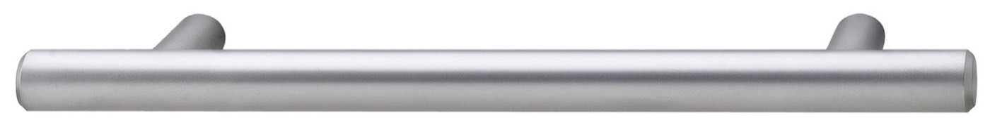 Hafele Matte Chrome (Cosmopolitan bar pull 155.99.001), available at Shoreline Cabinet Company in Wilmington, NC