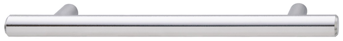 Hafele Polished Chrome (Cosmopolitan bar pull 155.99.003), available at Shoreline Cabinet Company in Wilmington, NC