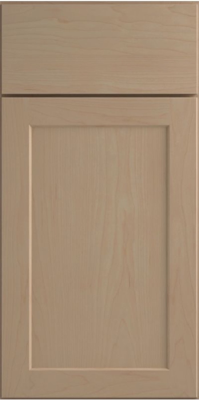 JSI Cabinetry Amesbury door, Villa paint, available at Shoreline Cabinet Company in Wilmington, NC
