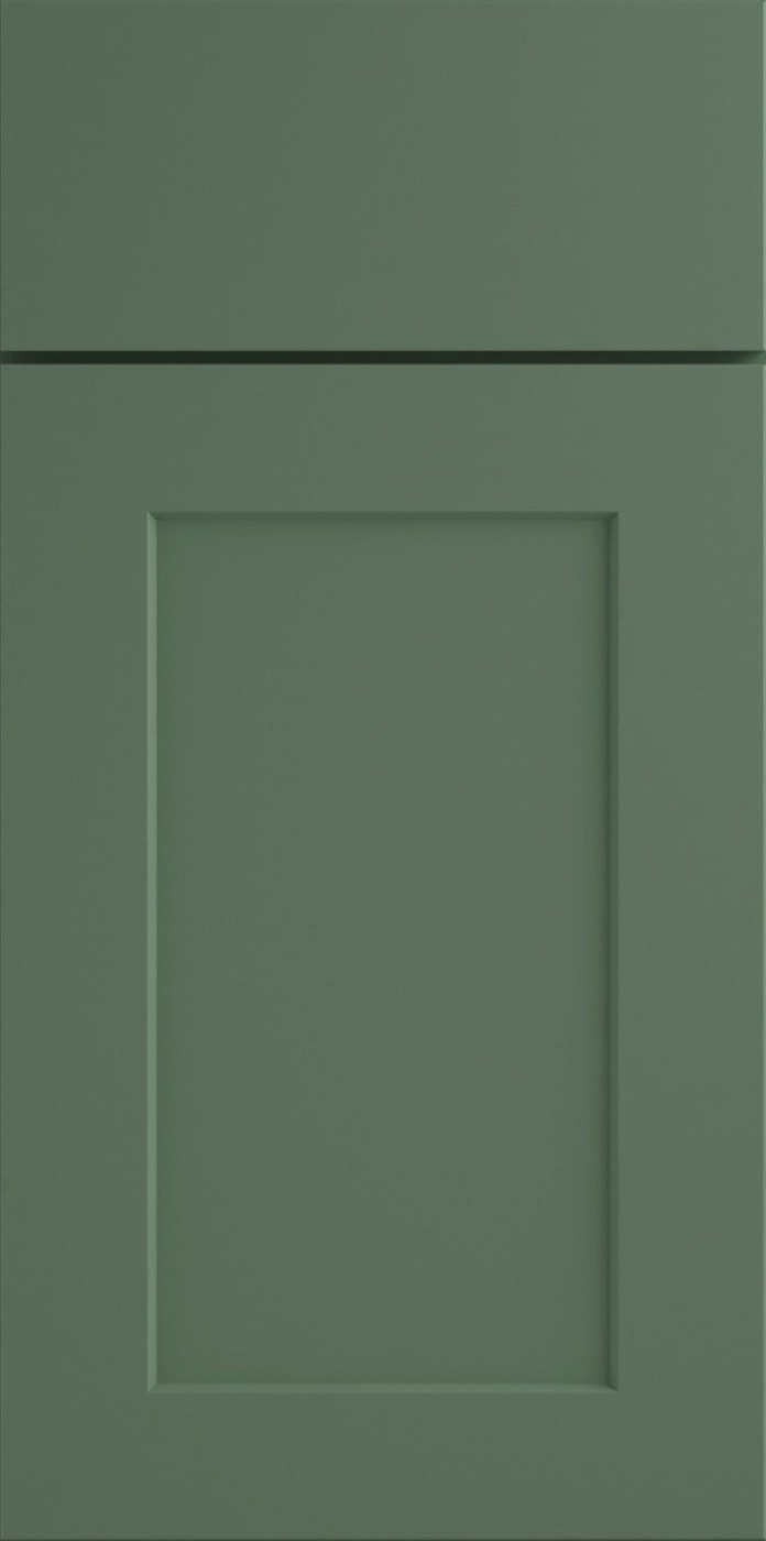JSI Cabinetry Augusta accent color (Dover door), available at Shoreline Cabinet Company in Wilmington, NC