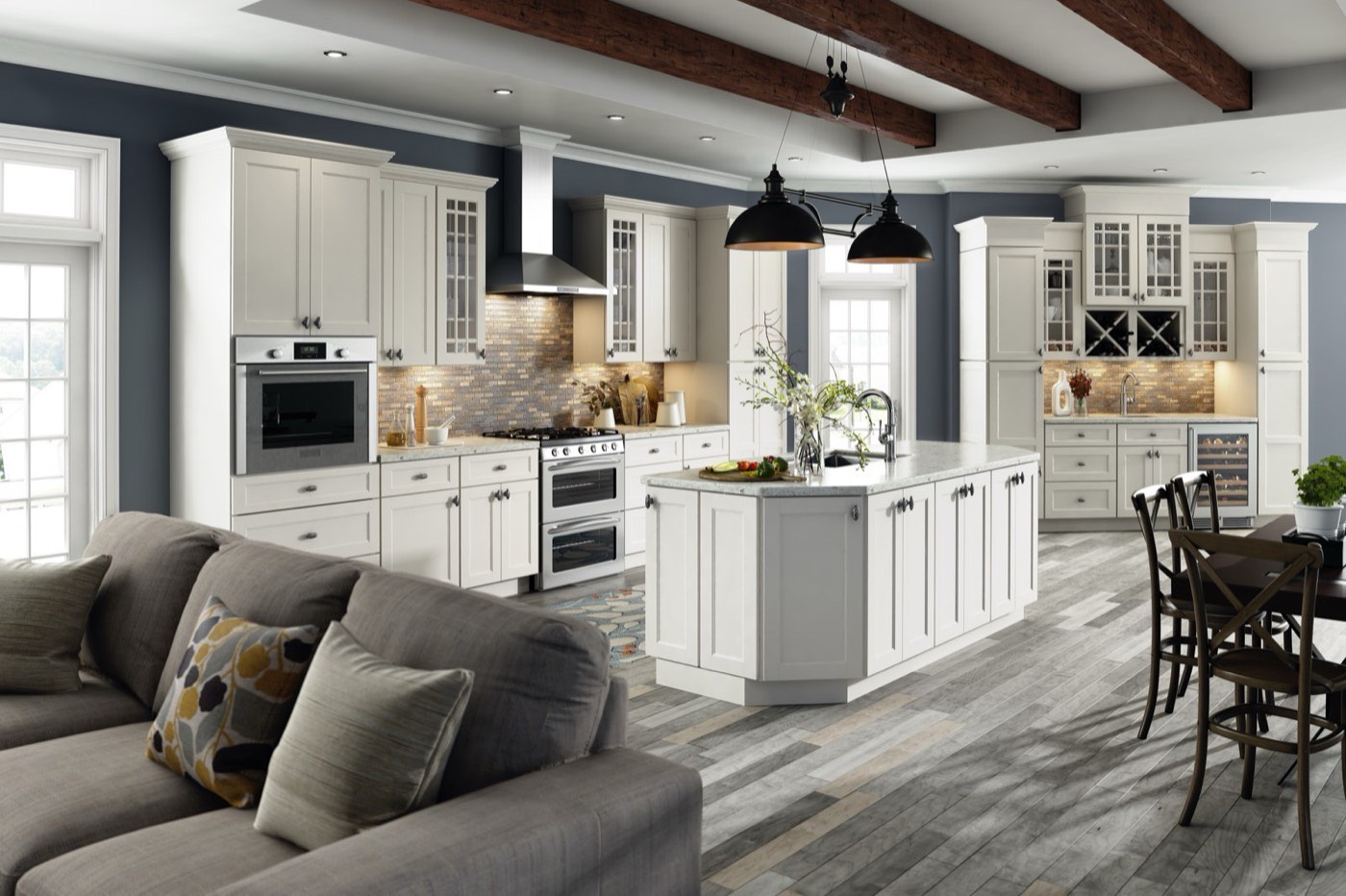 JSI Cabinetry Trenton kitchen (Designer Kitchen line), available at Shoreline Cabinet Company in Wilmington, NC