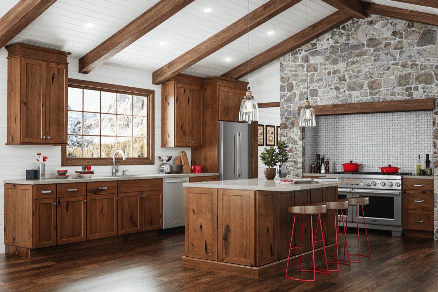 JSI Cabinetry Upton kitchen (Premier line), available at Shoreline Cabinet Company in Wilmington, NC