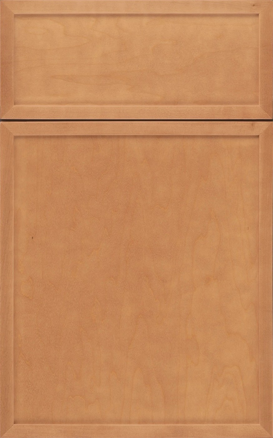 Medallion Cabinetry Apollo door, Sandalwood on Maple, available at Shoreline Cabinet Company in Wilmington, NC