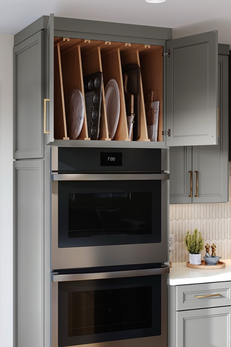 Mid Continent Cabinetry Tray divider base, available at Shoreline Cabinet Company in Wilmington, NC
