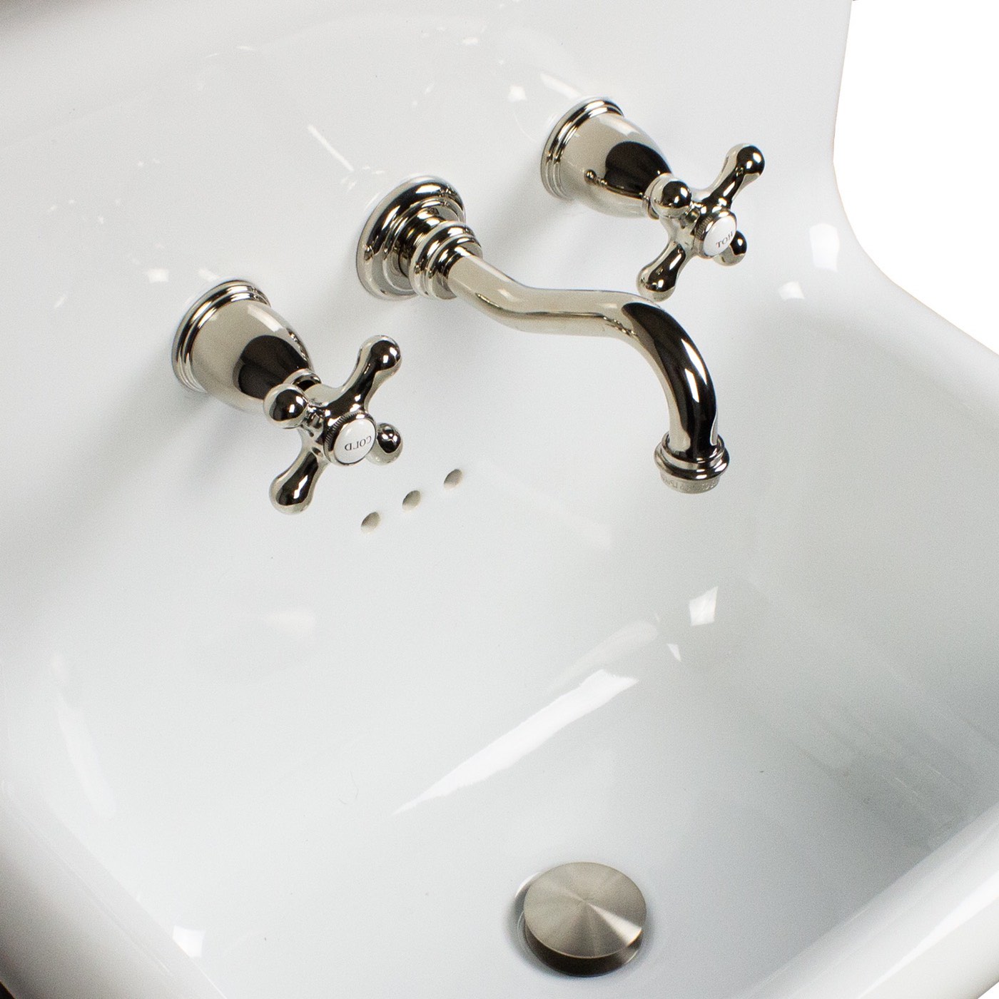 Nantucket Sinks Faucet finish - Polished Nickel (VCWMF-PNX), available at Shoreline Cabinet Company in Wilmington, NC