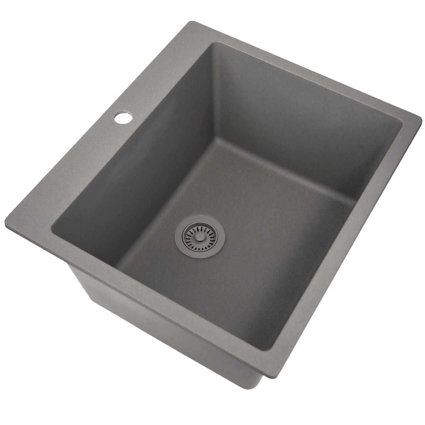 Nantucket Sinks Granite composite - Titanium (PR2522-DM-TI), available at Shoreline Cabinet Company in Wilmington, NC