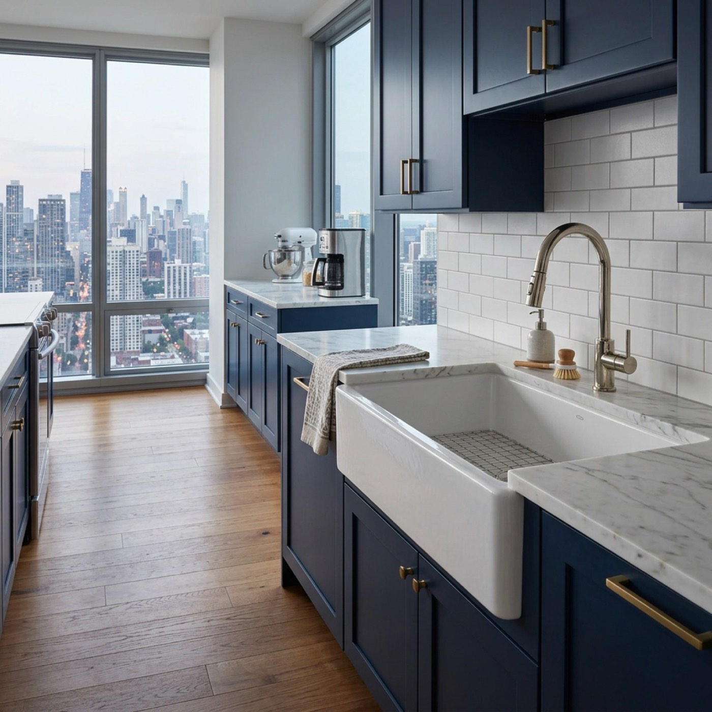 Nantucket Sinks T-FCFSRD36 fireclay farmhouse sink, available at Shoreline Cabinet Company in Wilmington, NC