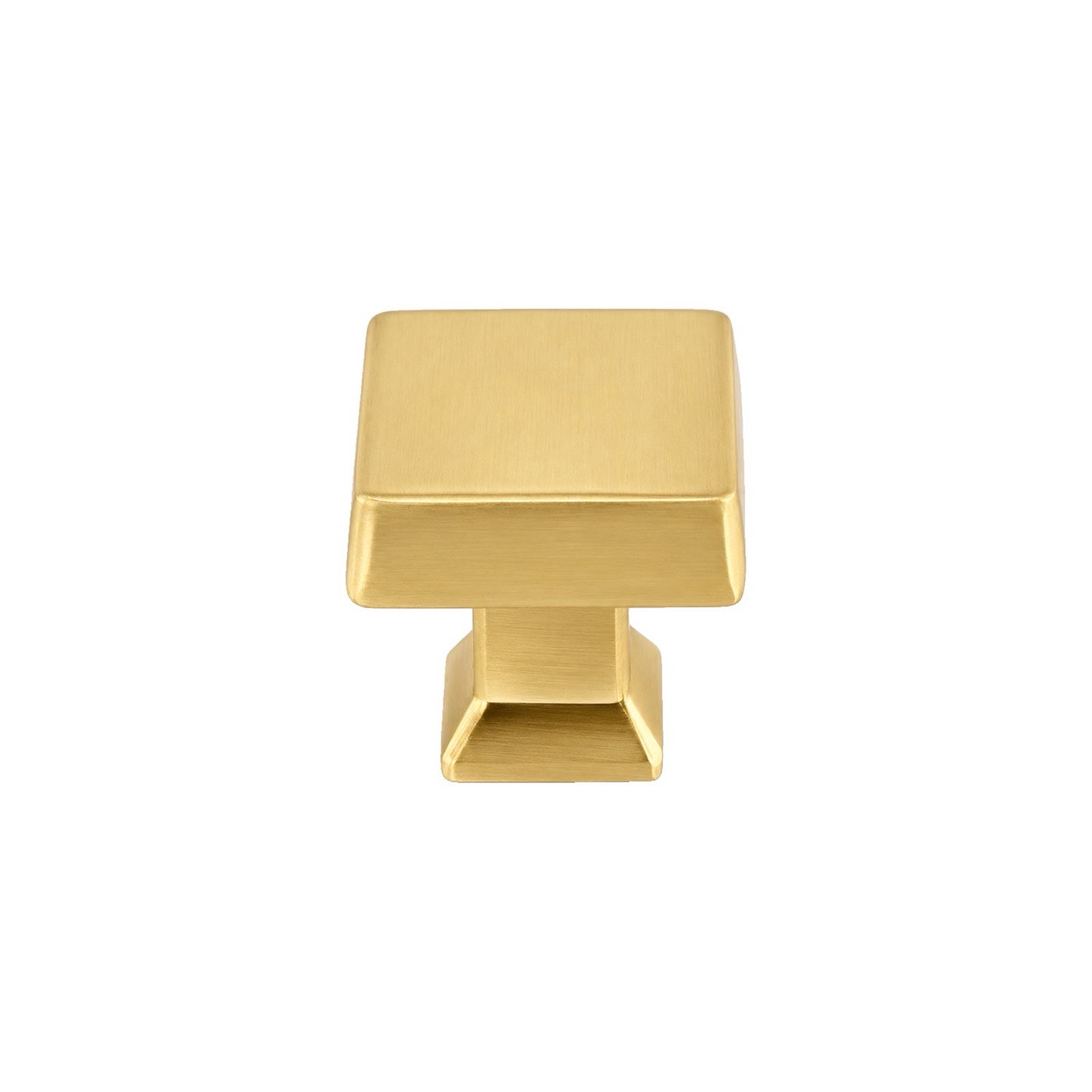 Pride Decor Brushed Gold Colorado knob, available at Shoreline Cabinet Company in Wilmington, NC