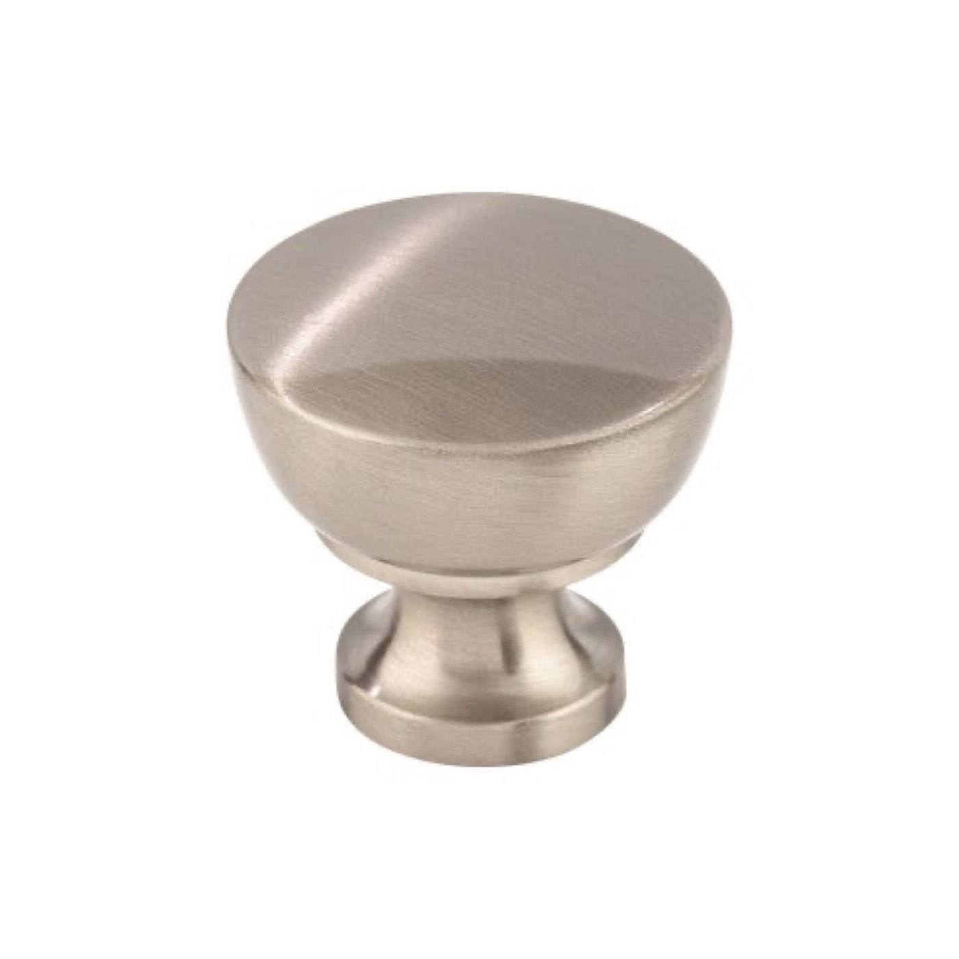 Top Knobs Brushed Satin Nickel (Bergen Knob M1119), available at Shoreline Cabinet Company in Wilmington, NC