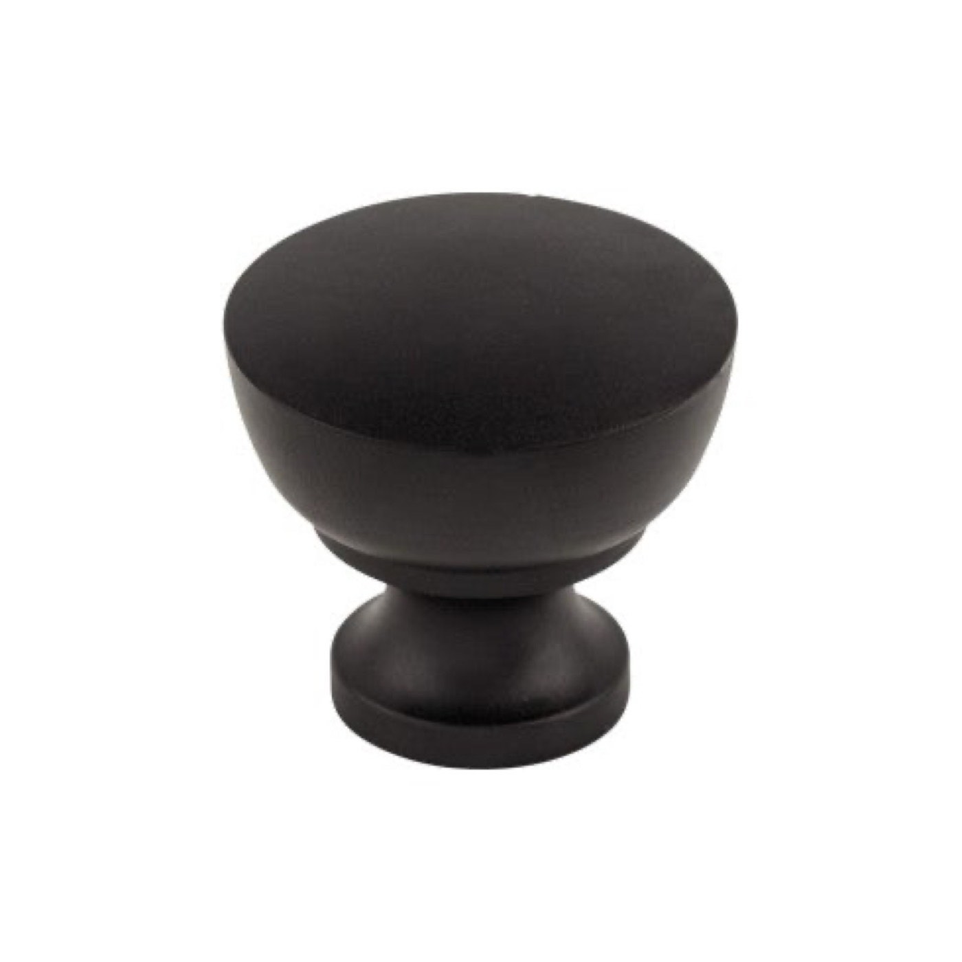 Top Knobs Flat Black (Bergen Knob M1120), available at Shoreline Cabinet Company in Wilmington, NC