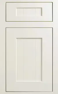 Dura Supreme Carson V-Groove – Inset cabinet door, beadboard