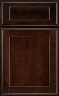Medallion Brookhill Reverse Raised Panel Gold cabinet door, reverse raised panel