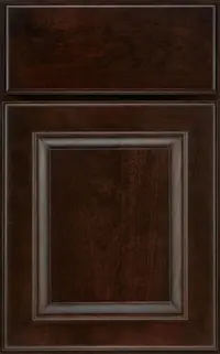 Medallion Caldwell Silver cabinet door, raised panel