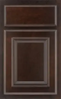 Medallion Columbia Silver cabinet door, raised panel