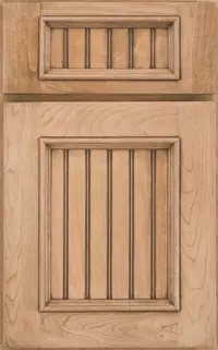 Medallion Devonshire Beaded Panel Gold cabinet door, beaded