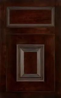 Medallion Devonshire Platinum cabinet door, raised panel