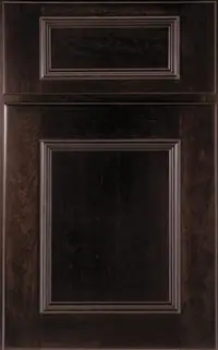 Medallion Devonshire Reverse Raised Panel Gold cabinet door, reverse raised panel