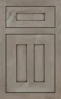 Medallion Hudson Falls Platinum cabinet door, reverse raised panel