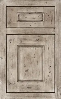 Medallion Loxley Platinum cabinet door, reverse raised panel