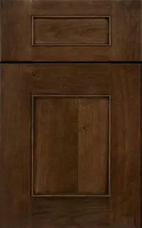 Medallion Loxley Reverse Raised Panel Gold cabinet door, reverse raised panel