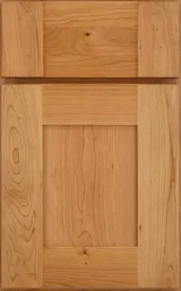 Medallion Mendocino Flat Panel Gold cabinet door, flat panel