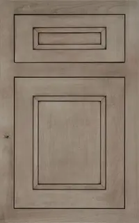 Medallion Middleton Platinum cabinet door, reverse raised panel