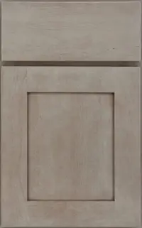 Medallion Mission Silver cabinet door, flat panel