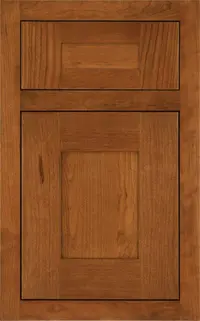 Medallion Oasis Platinum cabinet door, reverse raised panel