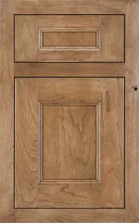 Medallion Providence Platinum cabinet door, reverse raised panel