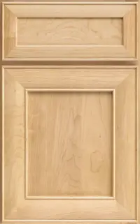 Medallion Valencia Reverse Raised Panel Frameless cabinet door, reverse raised panel