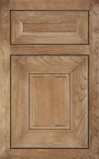 Medallion Venice Platinum cabinet door, raised panel