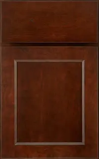 Medallion Wallace Silver cabinet door, flat panel