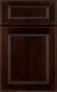 Medallion Wellington Flat Panel Gold cabinet door, flat panel