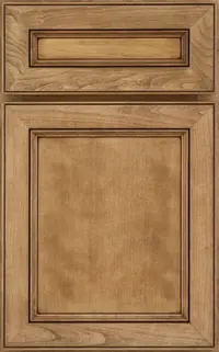 Medallion York Reverse Raised Panel Gold cabinet door, reverse raised panel
